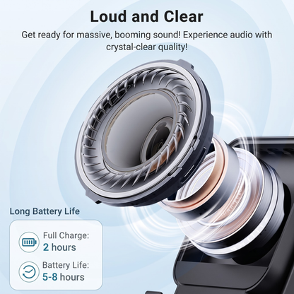 Avonique™ Sound | 5-in-1 Foldable Bluetooth Speaker & Phone Stand