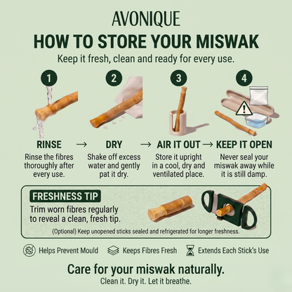Avonique™ Miswak Sticks for Teeth
