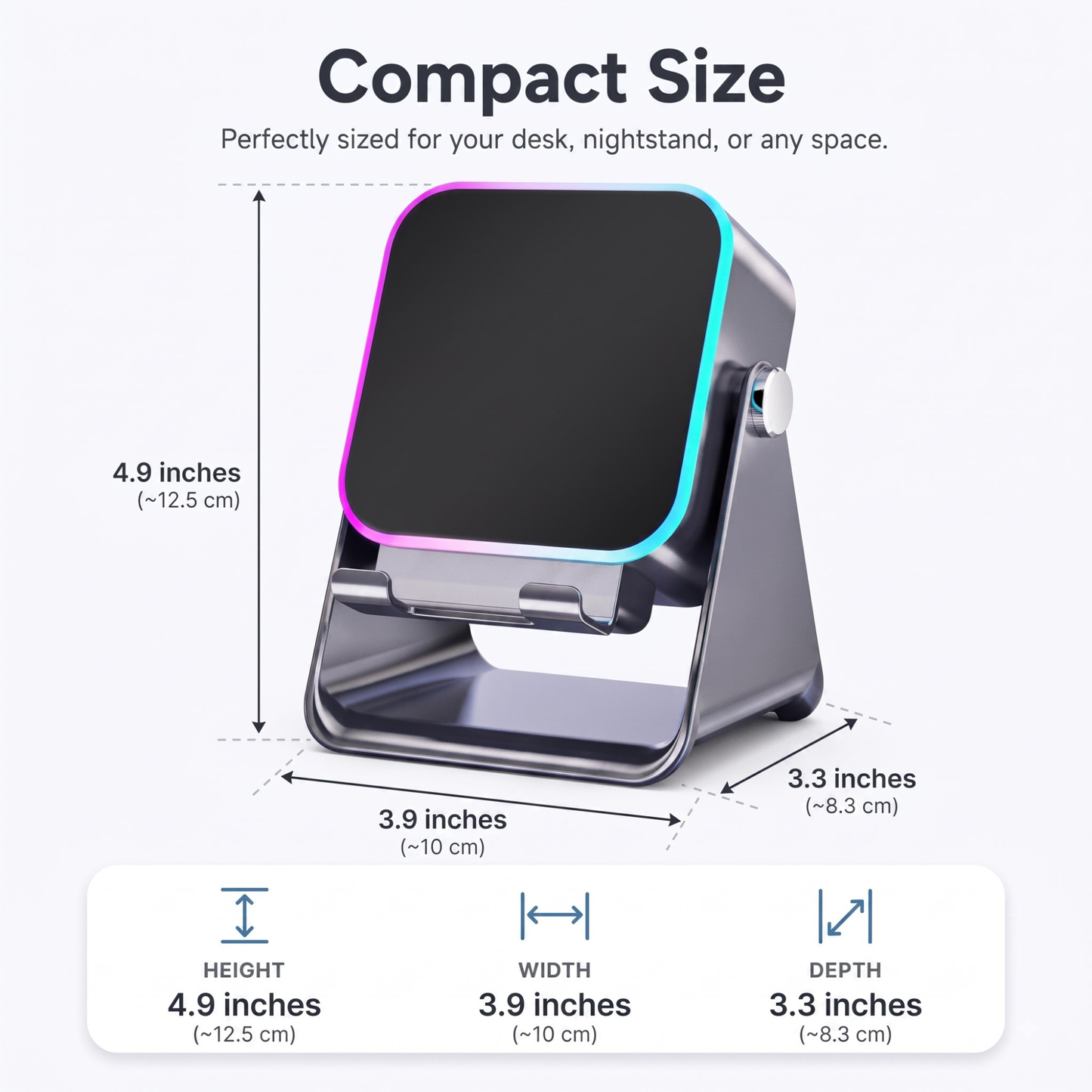 Avonique™ Sound | 5-in-1 Foldable Bluetooth Speaker & Phone Stand