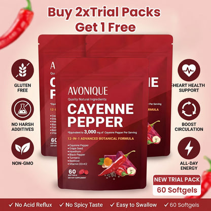 Avonique™- Cayenne Pepper Softgels