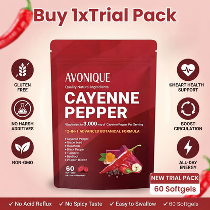 Avonique™- Cayenne Pepper Softgels