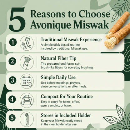 Avonique™ Miswak Sticks for Teeth