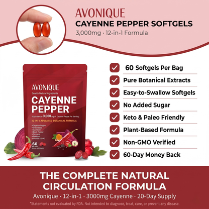Avonique™- Cayenne Pepper Softgels