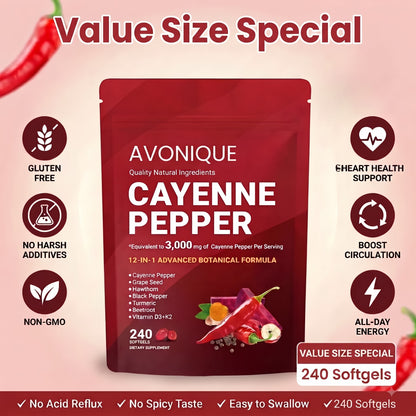 Avonique™- Cayenne Pepper Softgels